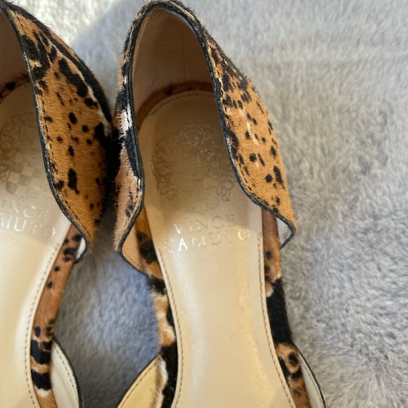 Vince Camuto Animal Print Cow Hair Flats - Picture 6 of 13